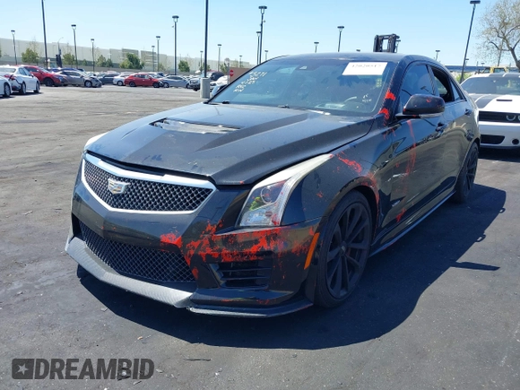 2016 Cadillac ATS-V with VIN 1G6AN5SY1G0106427, listed as a IAAI auction lot 42020517 with 59,279 mi miles. Bid and sale history available at carsss.com. Image 16.