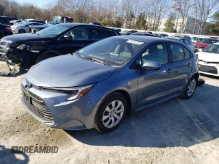 2025 Toyota Corolla Hybrid LE with VIN JTDBDMHE5S3017138, listed as a Copart auction lot 88655055 with 342 mi miles and Salvage Title. Bid and sale history available at carsss.com. Image 1.