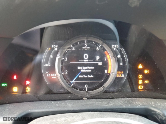 2023 Lexus ES with VIN 58AJZ1B13PU149760, listed as a Copart auction lot 84469574 with 26,183 mi miles and Salvage Title. Bid and sale history available at carsss.com. Image 9.