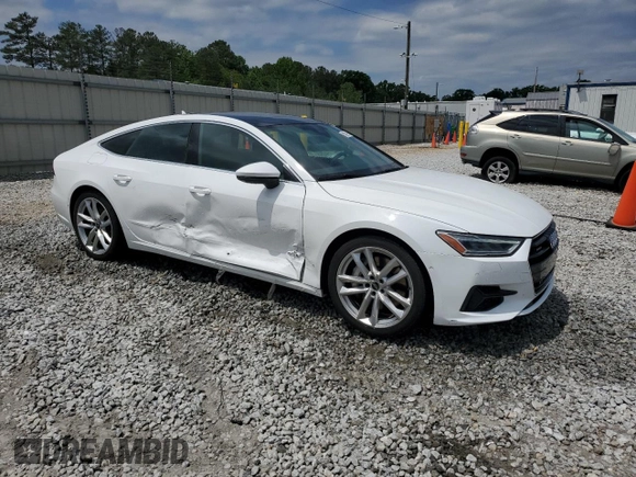 2021 Audi A7 с VIN WAUP2AF29MN034306, выставлен на аукционе Copart как лот 54530035 с пробегом 23 362 миль миль и Списание • Salvage title. История ставок и продаж доступна на DreamBid. Изображение 4.