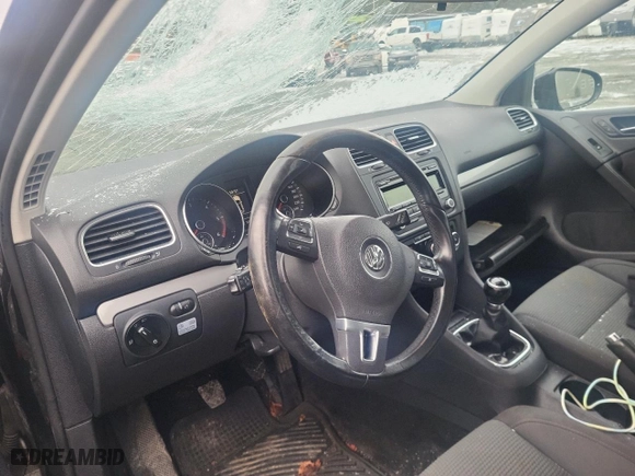 2013 Volkswagen Golf TDI w/Sunroof & Nav with VIN WVWNM7AJ4DW061607, listed as a Copart auction lot 83153834 with 115,472 mi miles and Salvage Title. Bid and sale history available at carsss.com. Image 7.