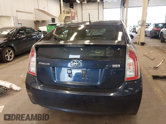2013 Toyota Prius One with VIN JTDKN3DU8D1730070, listed as a IAAI auction lot 41831762 with 186,192 mi miles. Bid and sale history available at carsss.com. Image 17.