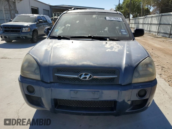 2005 Hyundai Tucson GL with VIN KM8JM12B65U067355, listed as a Copart auction lot 79778064 with 228,041 mi miles and Clean Title. Bid and sale history available at carsss.com. Image 5.