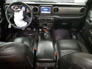 2022 Jeep Wrangler Unlimited Sport with VIN 1C4HJXDG4NW206622, listed as a Copart auction lot 87664525 with 62,240 mi miles and Salvage Title. Bid and sale history available at DreamBid. Image 8.