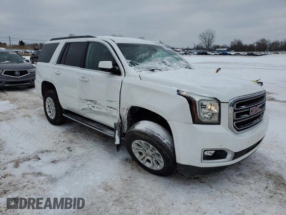 2020 GMC Yukon SLT with VIN 1GKS2BKC1LR280389, listed as a Copart auction lot 87928555 with 84,242 mi miles and Salvage Title. Bid and sale history available at carsss.com. Image 4.