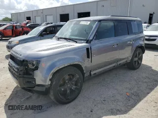 2023 Land Rover Defender X-Dynamic SE z VIN SALE27EU7P2187183, wystawiony jako Copart lot #51112705 z przebiegiem 23 105 mil mil oraz Szkoda całkowita • Salvage title. Historia ofert i sprzedaży dostępna na DreamBid. Obrazek 1.