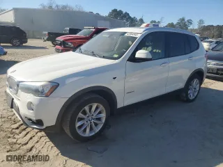 2017 BMW X3 sDrive28i with VIN 5UXWZ7C32H0V94776, listed as a Copart auction lot 42904945 with 144,258 mi miles and Salvage Title. Bid and sale history available at carsss.com. Image 1.