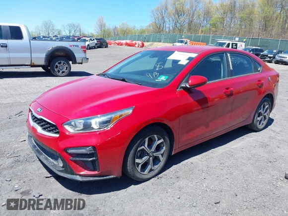2021 Kia Forte LXS with VIN 3KPF24AD6ME299861, listed as a IAAI auction lot 42146614 with 54,896 mi miles. Bid and sale history available at carsss.com. Image 2.
