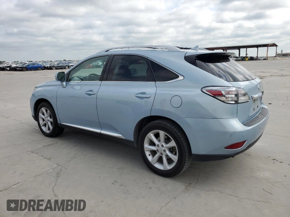 2012 Lexus RX 350 with VIN 2T2BK1BA3CC139463, listed as a Copart auction lot 53568725 with 82,051 mi miles and Salvage Title. Bid and sale history available at carsss.com. Image 2.