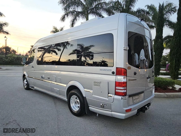 2011 Mercedes-Benz Sprinter Cargo Vans with VIN WD3PF4CC0B5520743, listed as a Copart auction lot 43472195 with 34,723 mi miles and Clean Title. Bid and sale history available at carsss.com. Image 4.