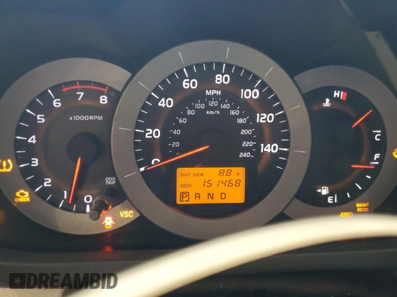 2007 Toyota RAV4 Limited with VIN JTMBK31V575012799, listed as a Copart auction lot 58254315 with 151,468 mi miles and Salvage title. Bid and sale history available at DreamBid. Image 9.
