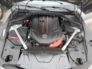 2021 Toyota GR Supra 3.0 with VIN WZ1DB0C0XMW039660, listed as a Copart auction lot 86909354 with 30,272 mi miles and Salvage Title. Bid and sale history available at carsss.com. Image 12.