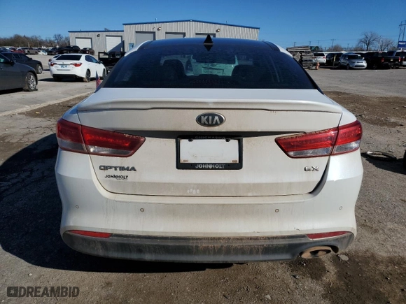 2016 Kia Optima EX with VIN 5XXGU4L33GG091144, listed as a Copart auction lot 43603885 with 132,522 mi miles and Salvage Title. Bid and sale history available at carsss.com. Image 6.