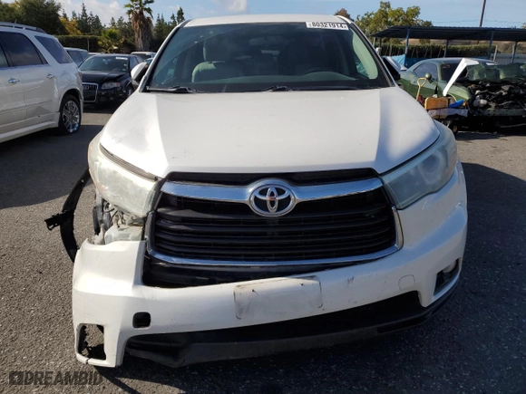 2016 Toyota Highlander LE with VIN 5TDBKRFH0GS281325, listed as a Copart auction lot 80321914 with 87,973 mi miles and Salvage Title. Bid and sale history available at carsss.com. Image 5.