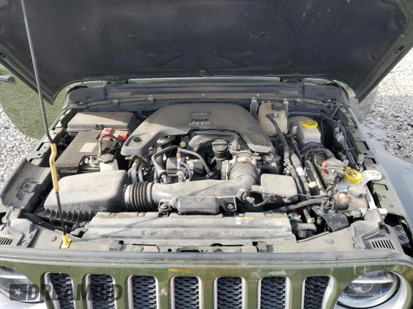 2021 Jeep Wrangler Unlimited Sahara High Altitude z VIN 1C4HJXEG3MW541397, wystawiony jako Copart lot #80727144 z przebiegiem 54 451 mil mil oraz Szkoda całkowita • Salvage title. Historia ofert i sprzedaży dostępna na DreamBid. Obrazek 11.