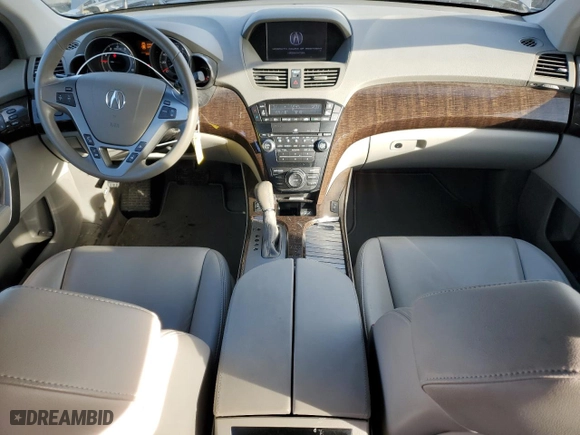 2012 Acura MDX Tech Pkg with VIN 2HNYD2H35CH519086, listed as a Copart auction lot 44355585 with 59,896 mi miles and Salvage Title. Bid and sale history available at carsss.com. Image 8.