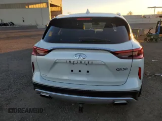 2021 Infiniti QX50 AUTOGRAPH with VIN 3PCAJ5DB4MF106159, listed as a Copart auction lot 69572032 with 0 mi miles. Bid and sale history available at carsss.com. Image 6.