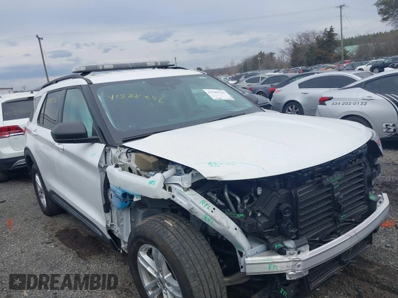 2022 Ford Explorer XLT with VIN 1FMSK8DH8NGA53766, listed as a IAAI auction lot 41588336 with 11,916 mi miles and . Bid and sale history available at DreamBid. Image 13.