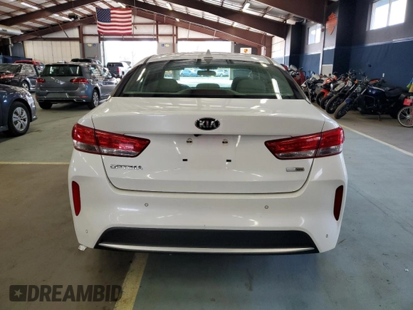 2017 Kia Optima Hybrid with VIN KNAGT4LC1H5004881, listed as a Copart auction lot 78818444 with 193,596 mi miles and Clean Title. Bid and sale history available at carsss.com. Image 6.