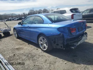 2018 BMW 4 Series 430i xDrive with VIN WBA4Z3C52JEC57956, listed as a Copart auction lot 52946715 with 32,269 mi miles and Salvage Title. Bid and sale history available at DreamBid. Image 2.
