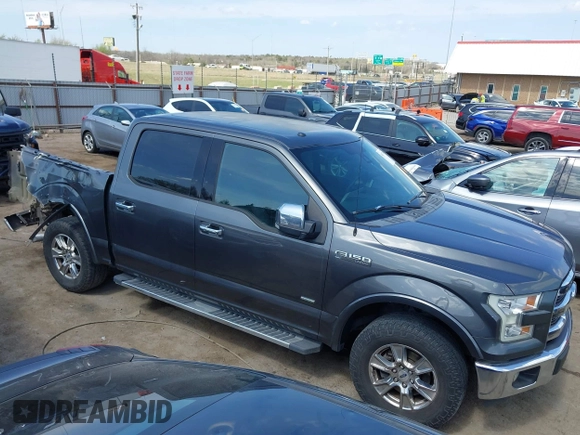 2015 Ford F-150 XL with VIN 1FTEW1CGXFFA33502, listed as a IAAI auction lot 41833755 with 128,475 mi miles. Bid and sale history available at carsss.com. Image 13.