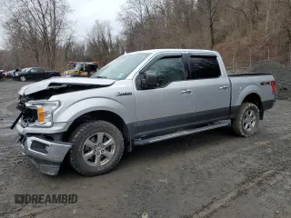 2018 Ford F-150 XL with VIN 1FTEW1E59JFC37258, listed as a Copart auction lot 52680255 with 93,966 mi miles and Salvage title. Bid and sale history available at DreamBid. Image 1.
