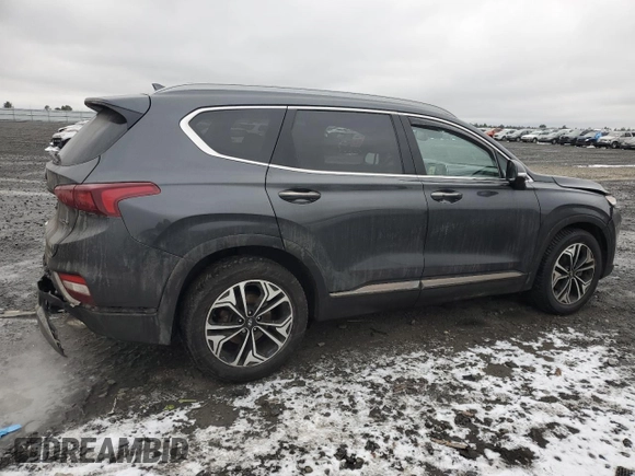 2020 Hyundai Santa Fe Limited with VIN 5NMS5CAA8LH213883, listed as a Copart auction lot 88423355 with 55,410 mi miles and Salvage Title. Bid and sale history available at carsss.com. Image 3.