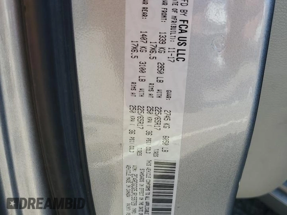 2018 Dodge Grand Caravan SXT z VIN 2C4RDGCG5JR159729, wystawiony jako Copart lot #52648025 z przebiegiem 141 960 mil mil oraz Szkoda całkowita • Salvage title. Historia ofert i sprzedaży dostępna na DreamBid. Obrazek 14.