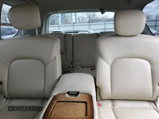 2012 Infiniti QX56 7-passenger z VIN JN8AZ2NE5C9021621, wystawiony jako Copart lot #53484825 z przebiegiem 139 453 mil mil oraz Szkoda całkowita • Salvage title. Historia ofert i sprzedaży dostępna na DreamBid. Obrazek 10.