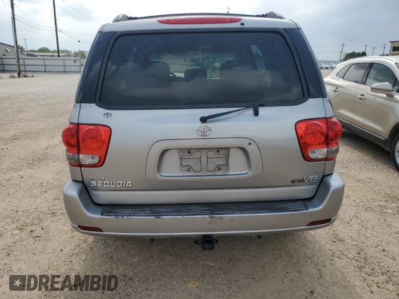2007 Toyota Sequoia SR5 with VIN 5TDZT34A27S292597, listed as a Copart auction lot 54912925 with 212,463 mi miles and Salvage Title. Bid and sale history available at carsss.com. Image 6.