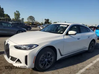 2024 BMW i4 eDrive35 with VIN WBY43AW0XRFR93179, listed as a Copart auction lot 52396475 with 14,905 mi miles and Salvage Title. Bid and sale history available at carsss.com. Image 1.