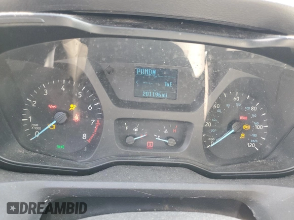 2016 Ford Transit Cargo with VIN 1FTYE1ZM3GKB29476, listed as a Copart auction lot 48872505 with 201,196 mi miles and Salvage Title. Bid and sale history available at carsss.com. Image 9.