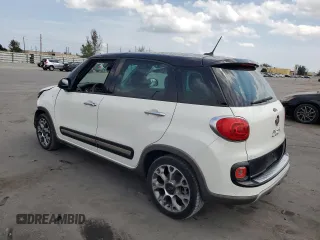 2014 FIAT 500L Trekking with VIN ZFBCFADH2EZ019009, listed as a Copart auction lot 50581325 with 61,745 mi miles and Salvage Title. Bid and sale history available at DreamBid. Image 2.