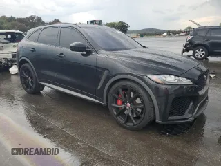 2020 Jaguar F-Pace SVR with VIN SADCZ2EE3LA617303, listed as a Copart auction lot 73005284 with 85,521 mi miles and Salvage Title. Bid and sale history available at DreamBid. Image 4.