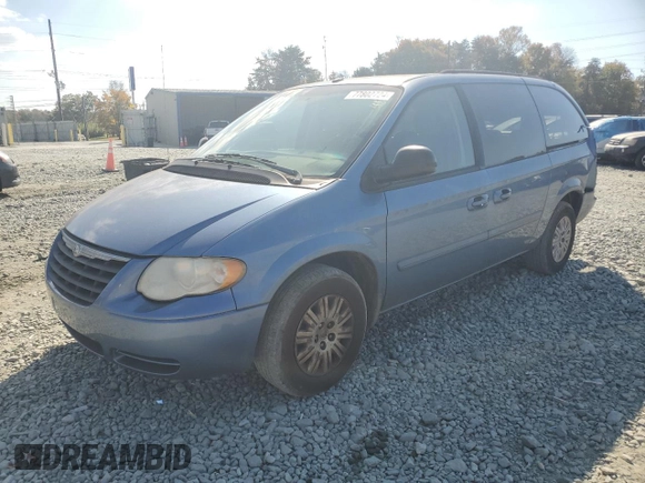 2007 Chrysler Town & Country LWB LX with VIN 2A4GP44R97R301757, listed as a Copart auction lot 77802724 with 222,861 mi miles and Salvage Title. Bid and sale history available at carsss.com. Image 1.