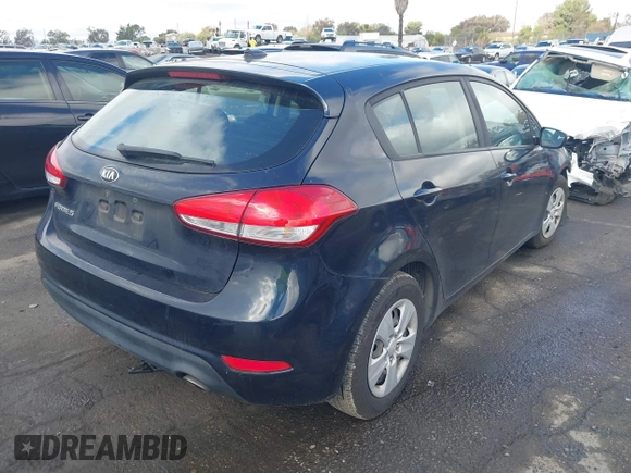 2017 Kia Forte5 LX with VIN KNAFK5A83H5709281, listed as a IAAI auction lot 41482492 with 74,979 mi miles. Bid and sale history available at carsss.com. Image 4.