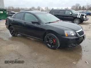 2009 Mitsubishi Galant ES with VIN 4A3AB56F19E017779, listed as a Copart auction lot 51091265 with 144,691 mi miles and Salvage Title. Bid and sale history available at carsss.com. Image 4.