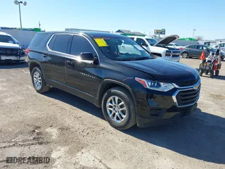 2020 Chevrolet Traverse LS with VIN 1GNERFKW9LJ206116, listed as a IAAI auction lot 41757975 with 136,546 mi miles. Bid and sale history available at carsss.com. Image 1.