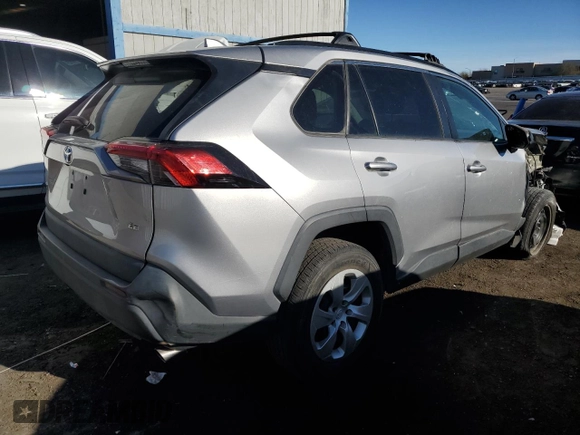 2020 Toyota RAV4 LE with VIN 2T3H1RFVXLC070288, listed as a Copart auction lot 50621965 with 28,123 mi miles and Salvage Title. Bid and sale history available at carsss.com. Image 3.