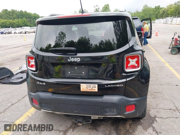 2016 Jeep Renegade Limited с VIN ZACCJBDT3GPC60522, выставлен на аукционе IAAI как лот 42591533 с пробегом 177 031 миль миль и . История ставок и продаж доступна на DreamBid. Изображение 17.