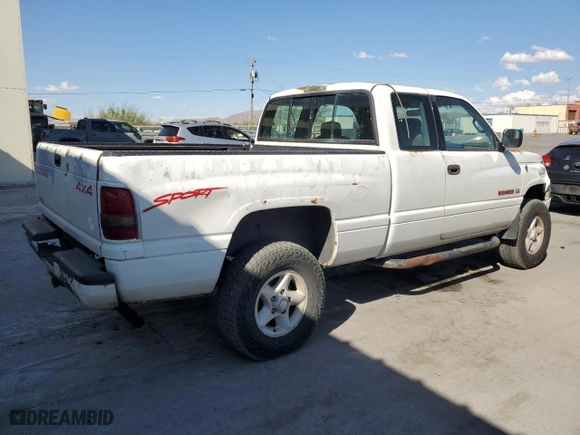 1996 Dodge Ram 1500 with VIN 3B7HF13Z3TG167034, listed as a Copart auction lot 72042524 with 211,593 mi miles and Salvage Title. Bid and sale history available at carsss.com. Image 3.