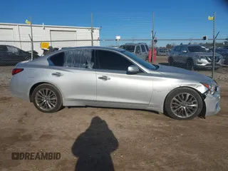 2018 Infiniti Q50 Luxe with VIN JN1EV7AR0JM433294, listed as a IAAI auction lot 41742303 with 62,217 mi miles and . Bid and sale history available at DreamBid. Image 12.