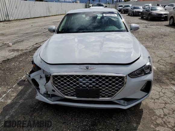2020 Genesis G70 2.0T with VIN KMTG64LA7LU056492, listed as a Copart auction lot 46338413 with 24,645 mi miles and . Bid and sale history available at DreamBid. Image 5.