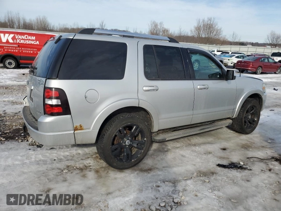 2010 Ford Explorer Limited with VIN 1FMEU8F89AUA05676, listed as a Copart auction lot 43024815 with 260,228 mi miles and Clean title. Bid and sale history available at DreamBid. Image 3.