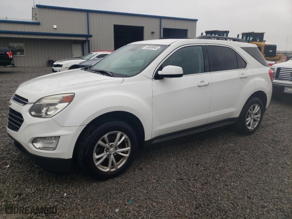 2016 Chevrolet Equinox LT with VIN 2GNALCEK2G1167800, listed as a Copart auction lot 50938945 with 75,151 mi miles and Salvage Title. Bid and sale history available at carsss.com. Image 1.