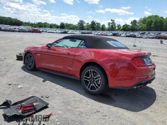 2022 Ford Mustang GT Premium with VIN 1FATP8FF1N5131263, listed as a Copart auction lot 59709614 with 3,692 mi miles and Salvage title. Bid and sale history available at DreamBid. Image 2.