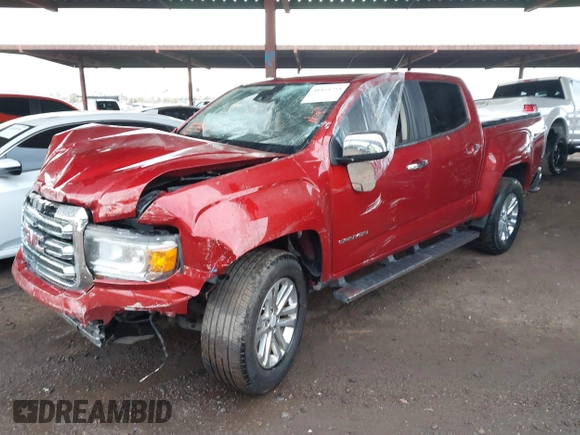 2015 GMC Canyon 2WD SLT with VIN 1GTG5CE39F1225427, listed as a IAAI auction lot 41453753 with 115,801 mi miles. Bid and sale history available at carsss.com. Image 17.