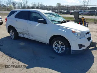 2015 Chevrolet Equinox LS with VIN 2GNALAEK3F1108936, listed as a IAAI auction lot 41902228 with 174,000 mi miles. Bid and sale history available at carsss.com. Image 1.