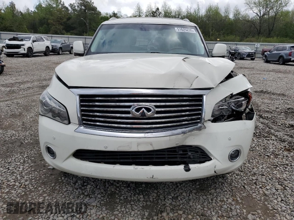 2014 Infiniti QX80 with VIN JN8AZ2NF2E9552447, listed as a Copart auction lot 51625235 with 88,140 mi miles and Salvage Title. Bid and sale history available at carsss.com. Image 5.
