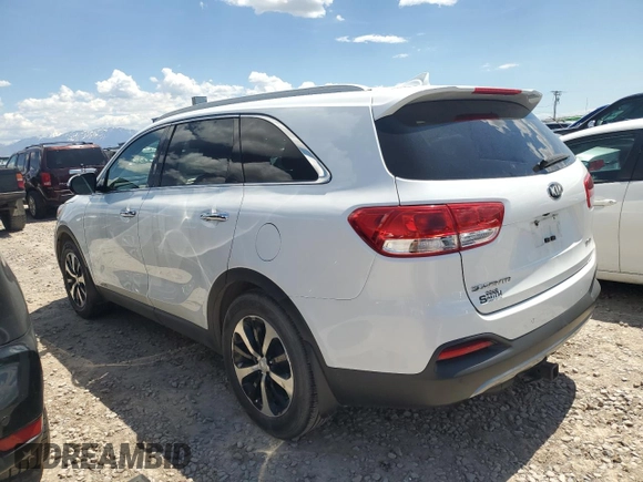 2017 Kia Sorento EX with VIN 5XYPHDA57HG321810, listed as a Copart auction lot 54106215 with 121,948 mi miles and Salvage title. Bid and sale history available at DreamBid. Image 2.